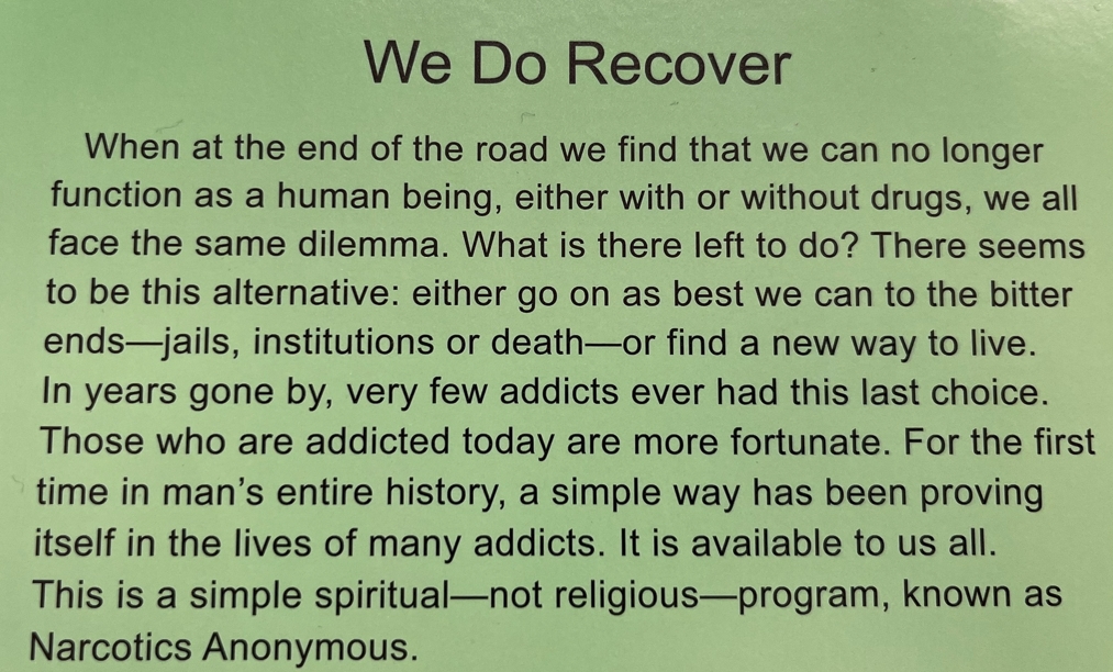 we do recover sober support groups