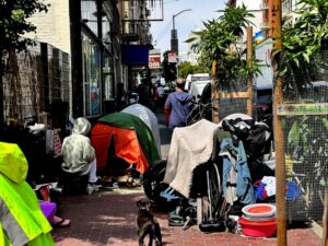 sweeping homeless