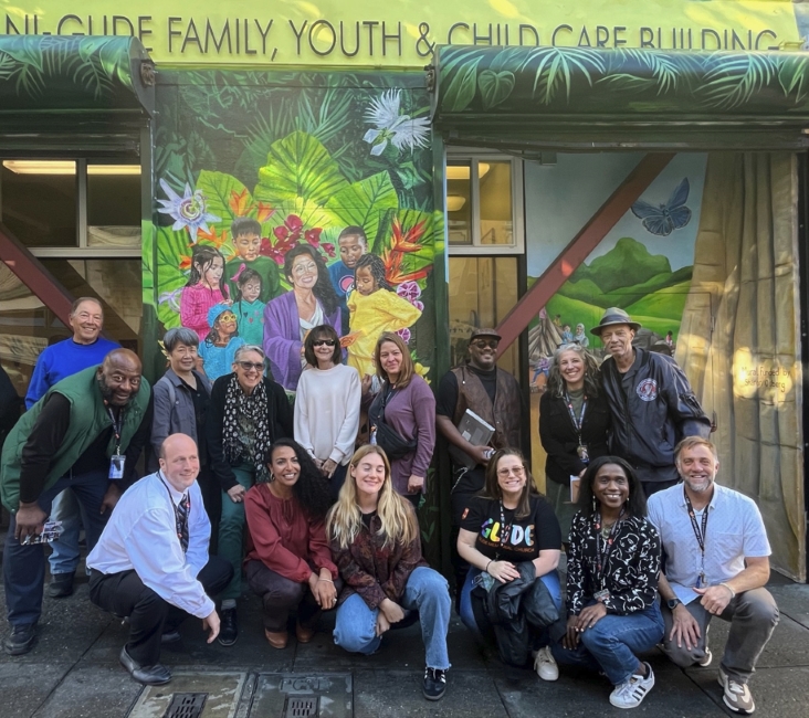 glide staff fycc mural unveiling october 2024